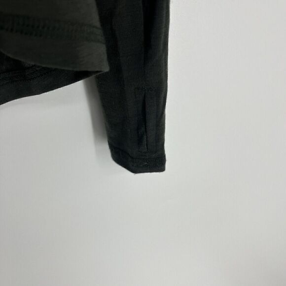 Sweaty Betty Top Size Small Womens Olive Green Split Back Long Sleeve Yoga Shirt - Picture 4 of 10